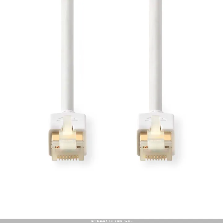 Nedis Cat 6 Kabel | RJ45 Stecker | RJ45 Stecker | S/FTP | 1.00 m | rund | LSZH / PVC | Weiss | Verpackung mit Sichtfenster