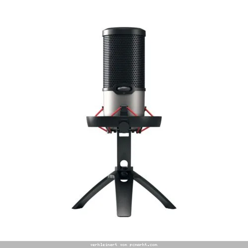 CHERRY UM 6.0 ADVANCED, USB-Mikrofon für Streaming und Office mit Shock Mount