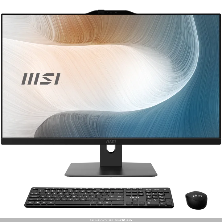 MSI Modern Modern AM272P 1M-1235AT All-in-One schwarz 27" (68,6cm) FHD Display, Intel Core 7 150U, 16GB DDR5 RAM, 512GB M.2 SSD, Intel Grafik, Wi-Fi 6