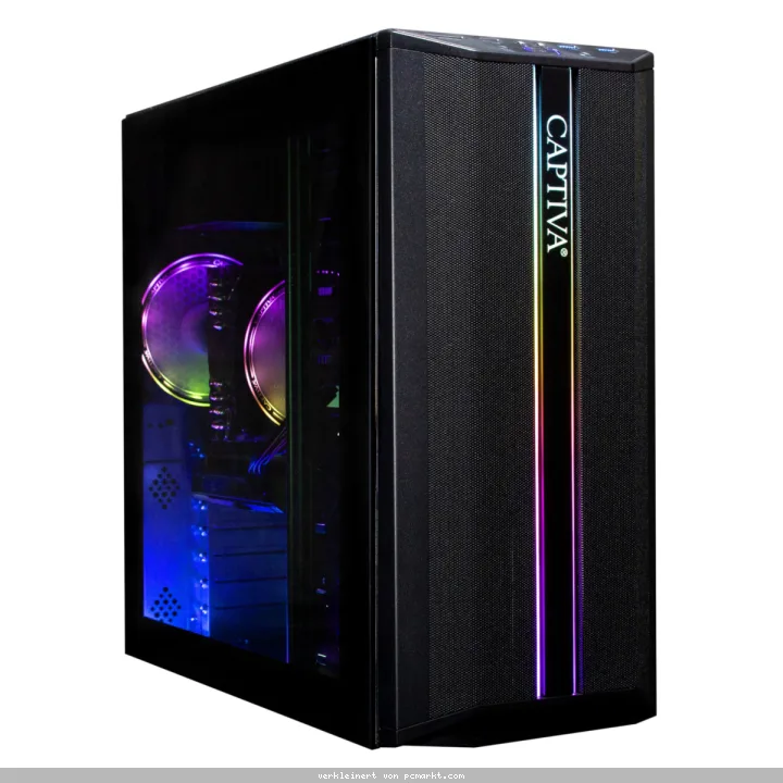 Captiva PC Advanced Gaming R92-300 AMD Ryzen 7 5700X, 32GB DDR4 RAM, Nvidia Geforce RTX 5060, 2TB M.2 , Windows 11 Home