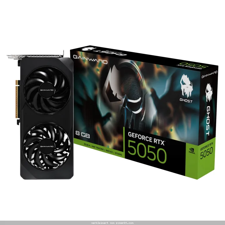 Gainward GeForce RTX 5050 Ghost - 8GB GDDR6, HDMI, 3x DP