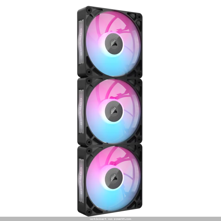 CORSAIR iCUE LINK RX120 MAX RGB schwarz 3er-Pack | Gehäuselüfter