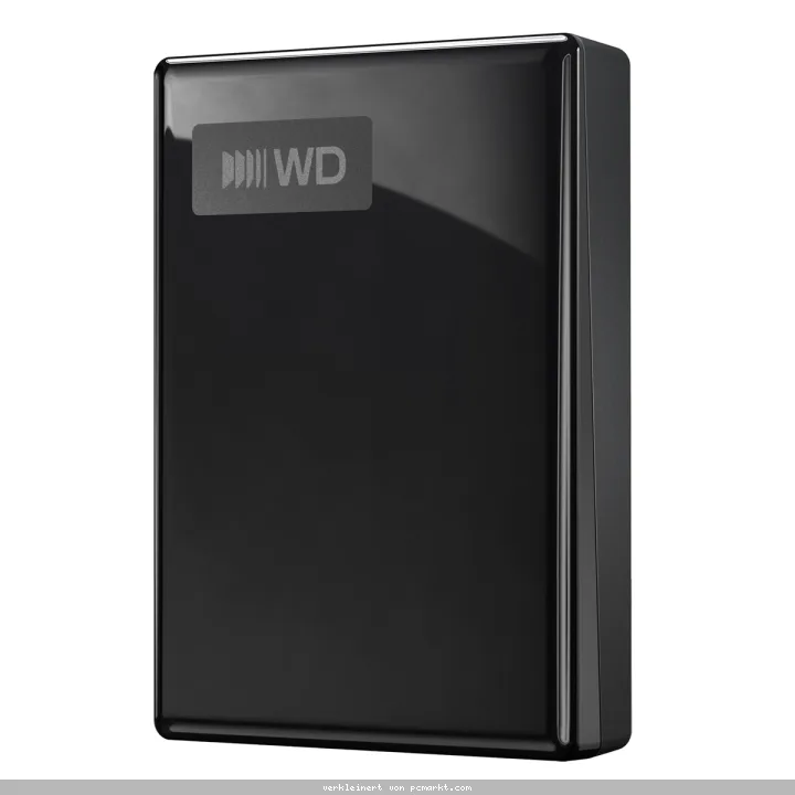 WD My Passport Portable HDD USB-C 6TB Schwarz Externe Festplatte, USB 3.2 Gen 1x1 (5 Gbit/s)