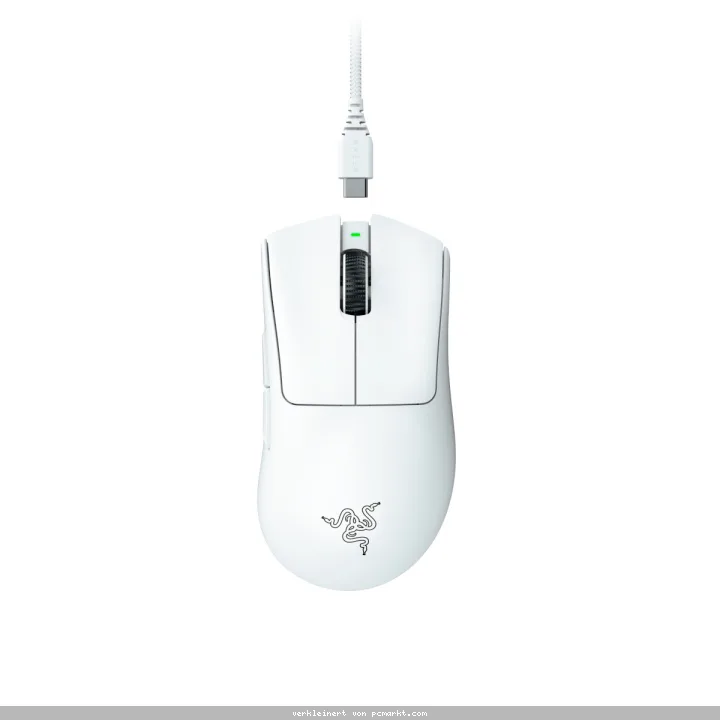Razer DeathAdder V3 Pro Weiß - Ultra leichte kabellose ergonomische E-Sport-Maus