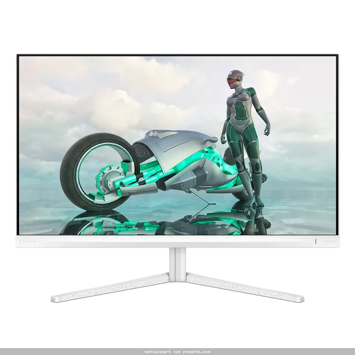 Philips Evnia 27M2N3201A 27 Zoll Full HD Gaming Monitor, 180 Hz, 0.5 ms, FreeSync Prem., G-Sync Comp., HDR10 (1920x1080, 2x HDMI, DisplayPort) weiss