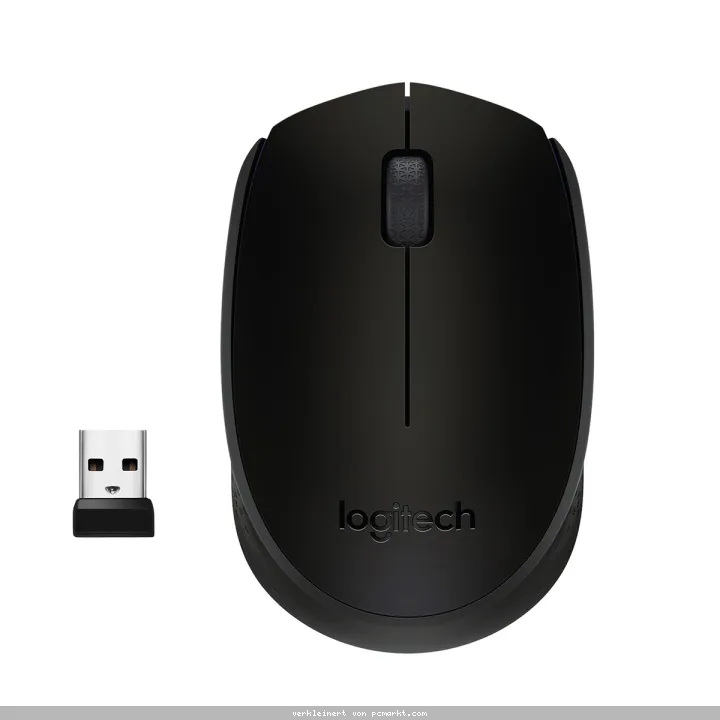Logitech B170 Wireless Mouse Schwarz, USB