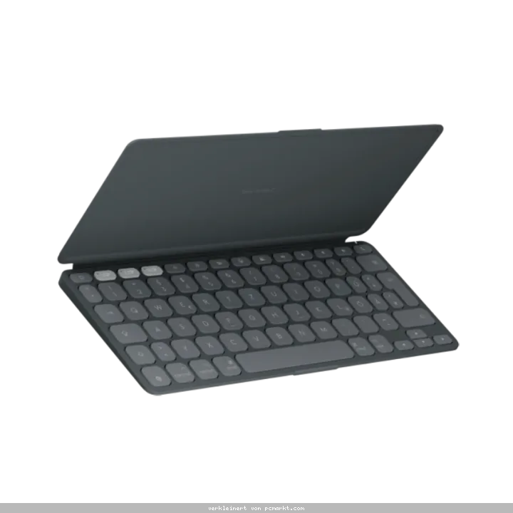 LOGITECH Keys-To-Go 2 für iPad, iPhone, Mac und Apple TV kabellose Tastatur Grafit