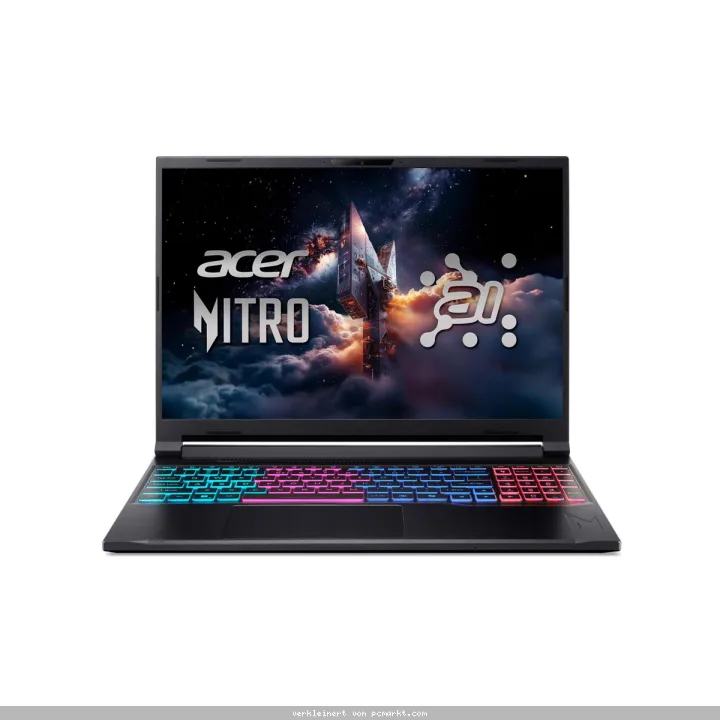 Acer Nitro 16S AI (AN16S-61-R37P) Gaming/ Copilot+ PC 16" WQXGA, IPS, 180Hz, Ryzen AI 7-350 (50 TOPS), 16GB RAM, 1TB SSD, GeForce RTX5050, Windows 11