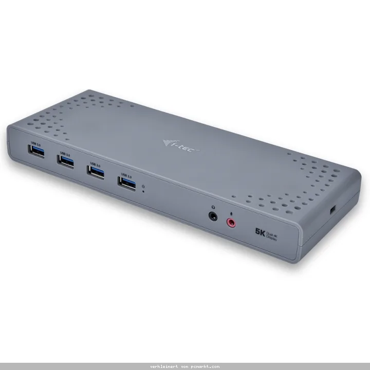 i-tec USB-C / USB-A 3.0 4K DUAL VIDEO DOCKING STATION [2x HDMI, 2x DP-Port 1x USB-C 3.1, 6x USB 3.0 Typ A, 1x GLAN]