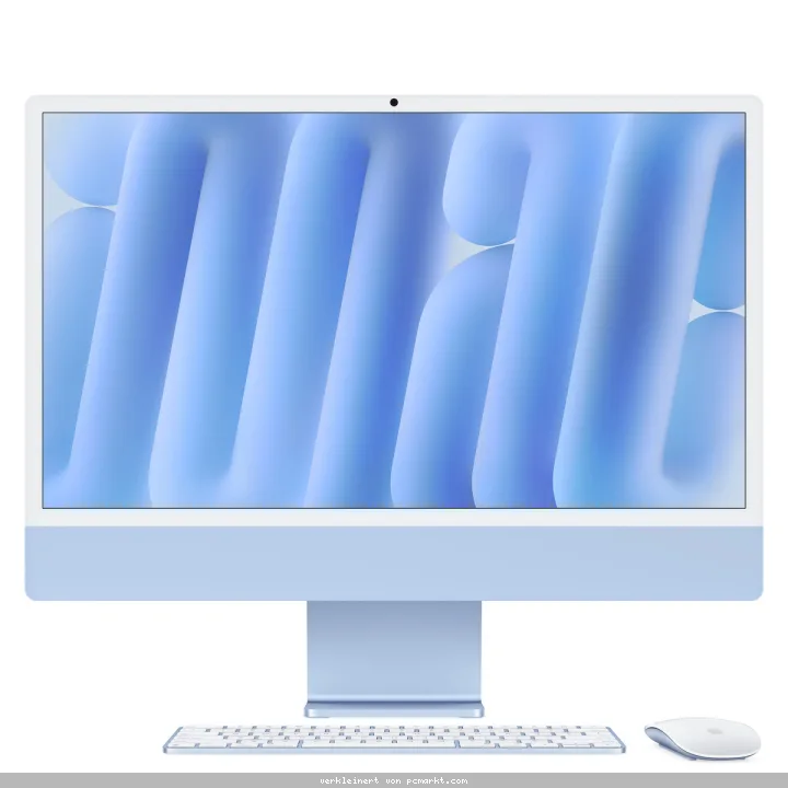 Apple iMac MWUF3D/A Blau - 61cm(24'') M4 8-Core Chip, 8-Core GPU, 16GB Ram, 256GB SSD