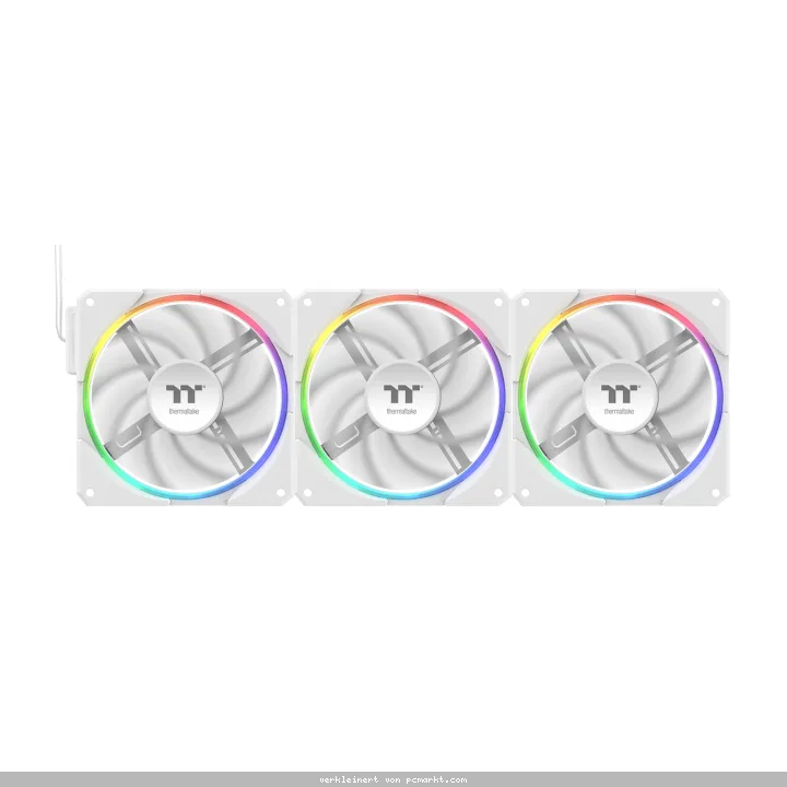 Thermaltake TS120 EX RGB White 3er-Pack | Gehäuselüfter