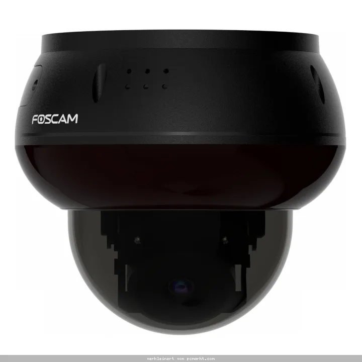 Foscam D8ET IP Überwachungskamera Schwarz 8MP (3840x2160), PoE, PT-Funktion, KI-unterstützte Erkennung, IK10 Vandalismus-Schutz