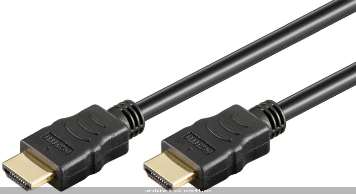 Goobay High Speed HDMI Kabel mit Ethernet, 1m, 4K@60Hz, 18Gbit/s