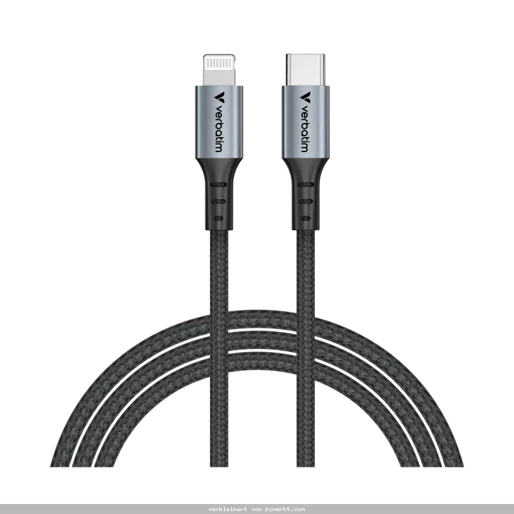 VERBATIM Sync & Charge Kabel USB-C zu Lightning 120 cm