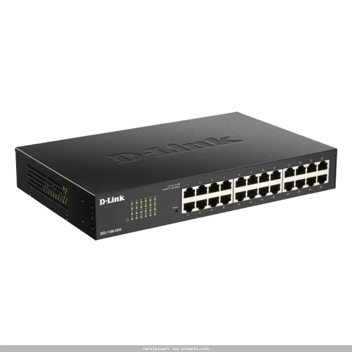 D-Link DGS-1100-24PV2 Smart Managed Switch [24x Gigabit Ethernet (12x PoE)]