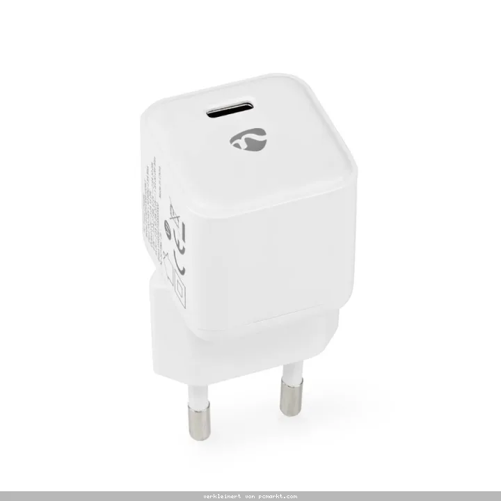 Nedis Netzladegerät 30 W 1.5 2.0 2.5 3.0 A - Anzahl der Ausgänge: 1, USB-C™, Automatische Spannungswahl