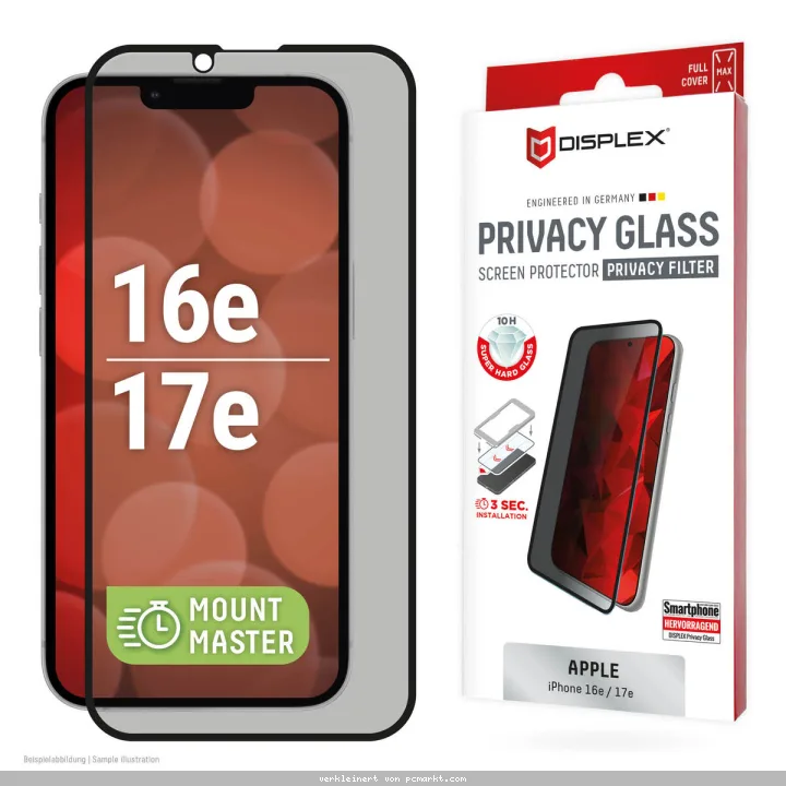 DISPLEX Privacy Glass MM Apple iPhone 16e/17e