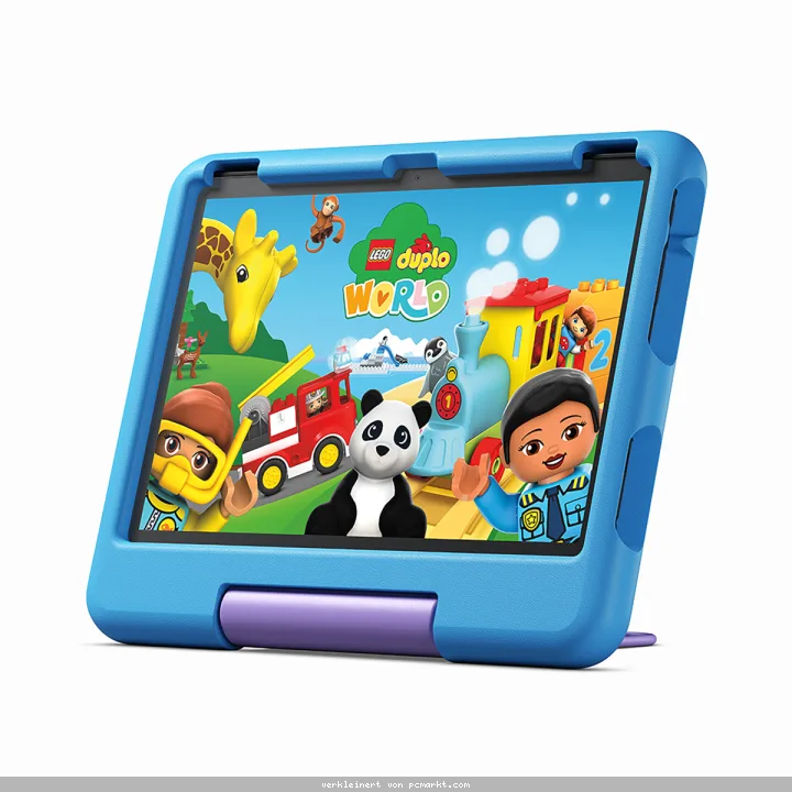 Amazon Fire HD 10 Kids-Tablet (2023), blau für Kinder ab dem Vorschulalter, Mit brillantem 10-Zoll-Display, Kindersicherung und 2 Jahren Sorglos-Garan