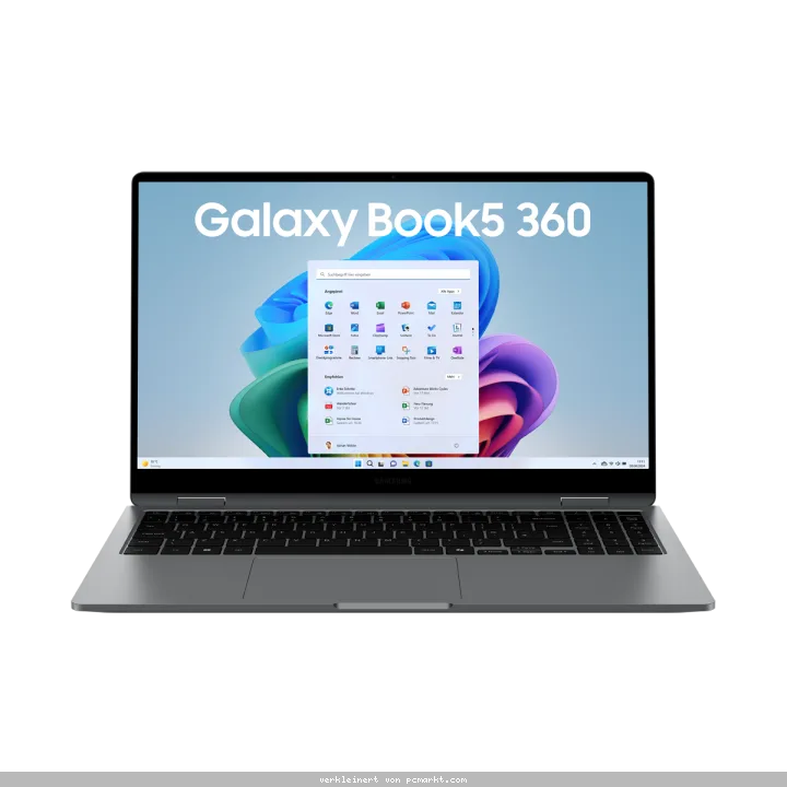 SAMSUNG Galaxy Book5 360 15,6 Zoll Intel Core Ultra 5 226V 16GB 512GB W11 Moonstone Gray / Kein Netzteil