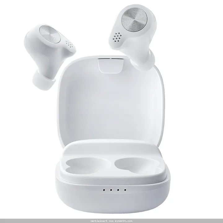 Intenso Buds Micro True Wireless Kopfhörer T200, weiß Musik Modus, Gaming Modus, intuitive Touchsteuerung