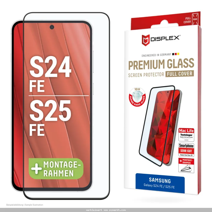 Displex Premium Panzerglas für Samsung Galaxy S24 FE/S25 FE