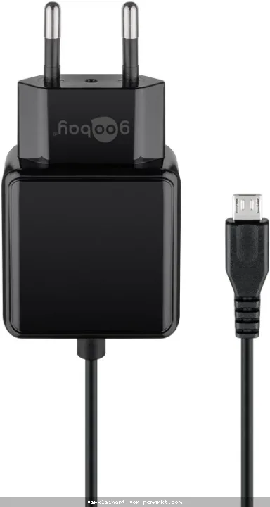 Goobay Micro-USB Netzteil (15W) [u.a. für, Samsung Galaxy Serie, Sony, Huawei, LG, Xiaomi aber auch für Kleincomputer wie Rasperry.]