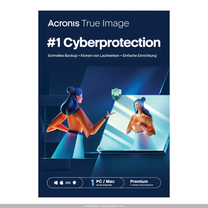 Acronis True Image Premium [1 Gerät - 1 Jahr] 1 TB Acronis Cloud Storage