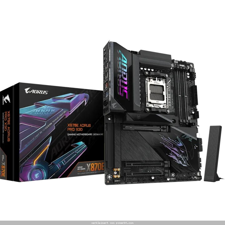 GIGABYTE X870E AORUS Pro X3D Mainboard Sockel AM5