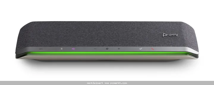 Poly Sync 60 Konferenzlautsprecher, USB-A- und C-Anschluss MS Teams zertifiziert, Bluetooth, 6 Mikrofone, Vollduplex-Audio