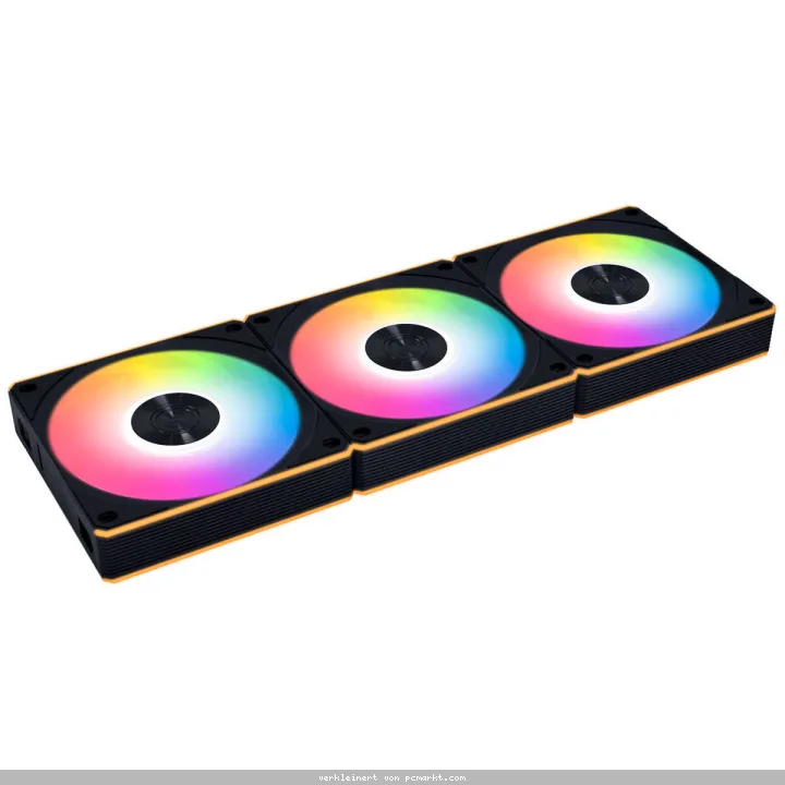 Lian Li UNI FAN CL FLEX Wireless ARGB 3er-Pack schwarz | Gehäuselüfter