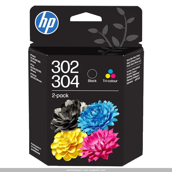 HP 302/304 Farbe/Schwarz Multi Pack