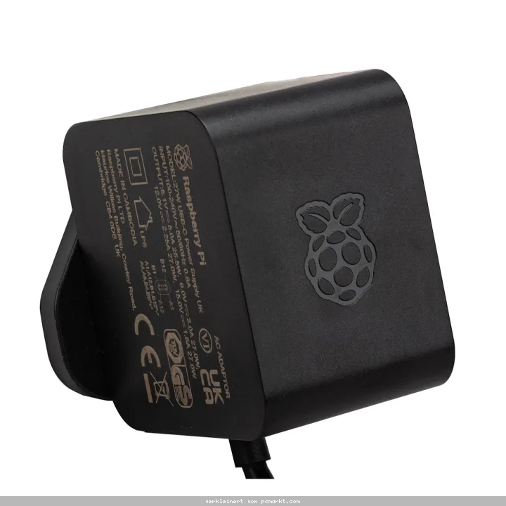 Offizielles Netzteil für Raspberry Pi 5 27W USB-C - schwarz