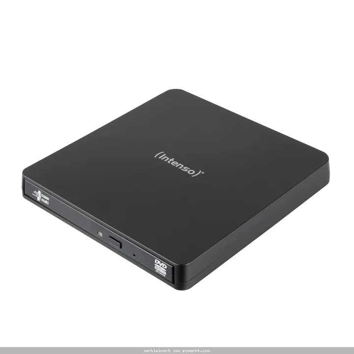 Intenso EOD 400D Slim schwarz - externer CD/DVD Brenner mit USB 3.2 Gen 1x1