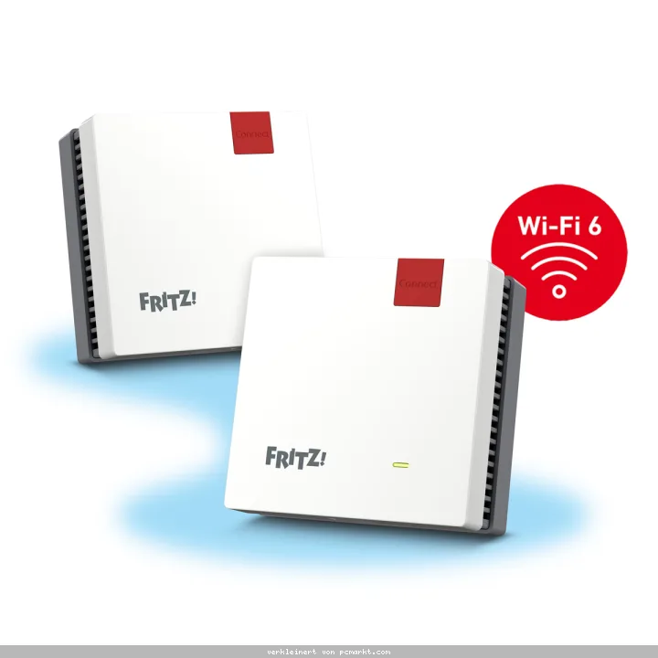 FRITZ!Mesh Set 1600 2er Pack 2x FRITZ!Repeater 1200 AX, WiFi 6 Dual-Band bis zu 3.000 Mbit/s
