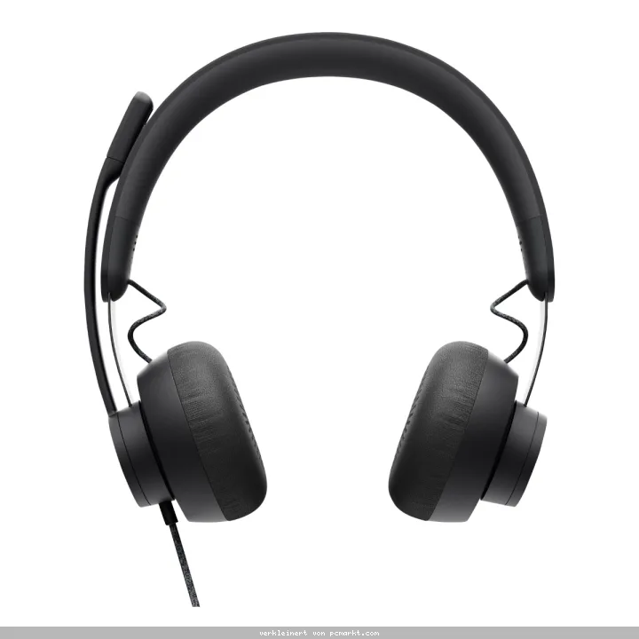 Logitech Zone Wired Headset, MS Teams zertifiziert, USB-Anschluss, Rauschunterdrückung, kabelgebunden, graphit