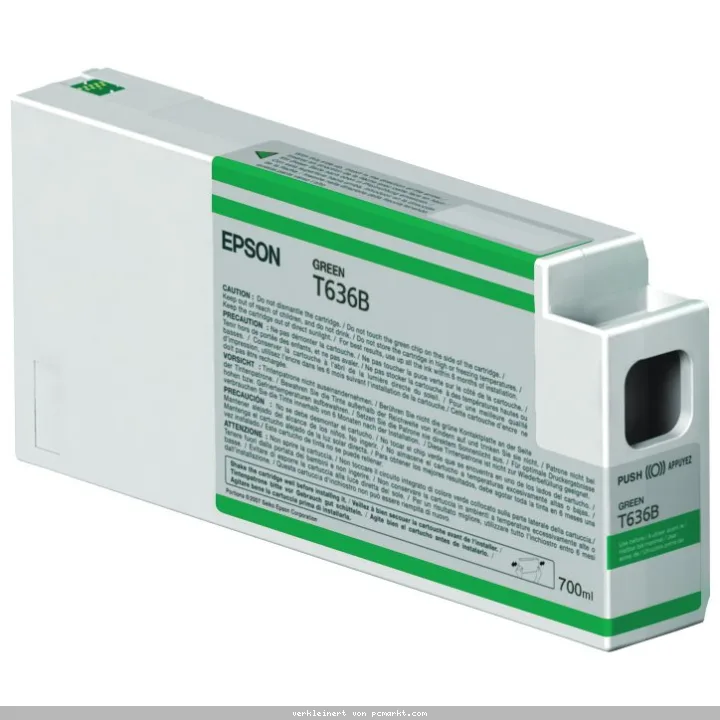 Epson T636B Tintenpatrone Grün 700 ml HDR Für Kompatibilität, siehe Artikel-Beschreibung | High Dynamic Range Bildtechnologie