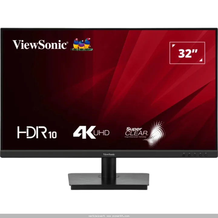ViewSonic VA3208-4K-HD Monitor 31,5 cm (32 Zoll), 4K-UHD, 16:9, 4ms, VA Panel, 300cd/m², 60 Hz, HDR 10