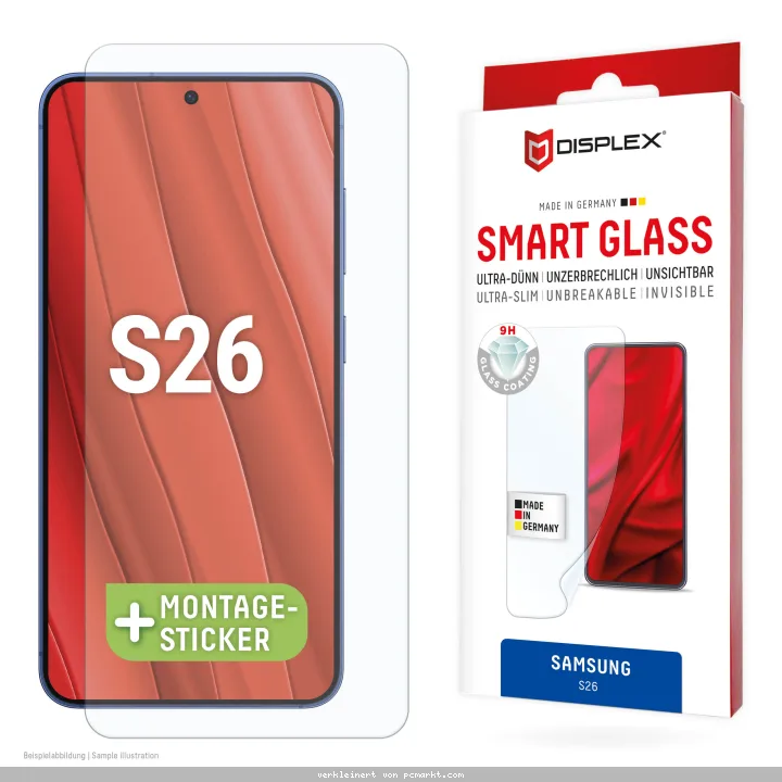DISPLEX Displayschutz Smart Glass für Samsung Galaxy S26