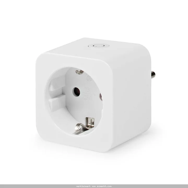 Nedis SmartLife Smart Stecker Zigbee 3.0 | Leistungsmesser | 3680 W | Hybrid (CEE 7/7) | 0 - 55 °C | Android™ / IOS | Weiss | 1 Stück