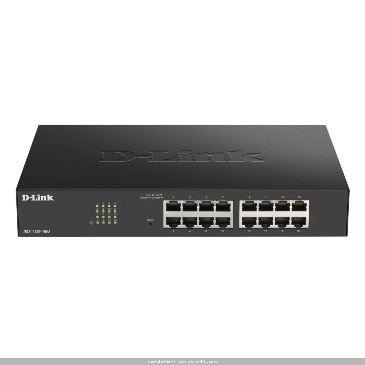 D-Link DGS-1100-16V2 Smart Managed Switch 16x Gigabit Ethernet