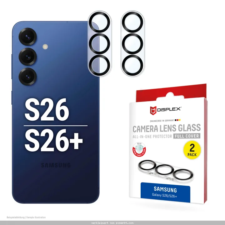 DISPLEX CamGlass All-In-One Sam. Galaxy S26/S26+ 2 Stück