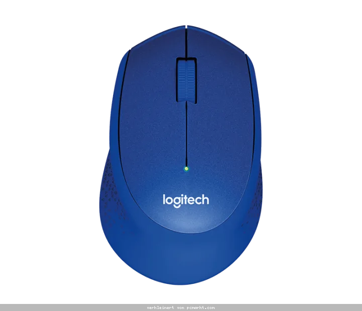 Logitech M330 Silent Plus Maus, blau