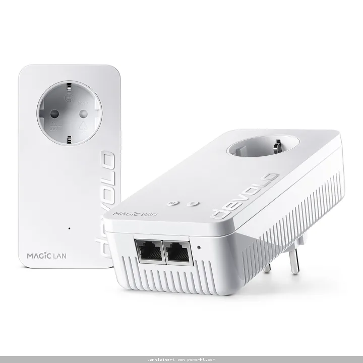 devolo Magic 2 WiFi next Powerline Starter Kit 1x devolo Magic 2 WiFi next Adapter, 1x devolo Magic 2 LAN Adapter