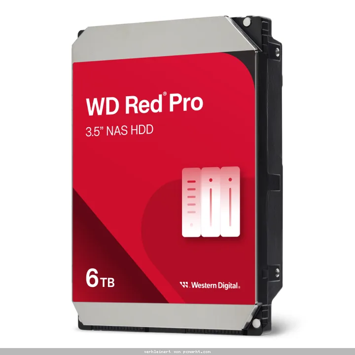 Western Digital WD Red Pro 6TB 3.5 Zoll SATA Interne NAS Festplatte (CMR)