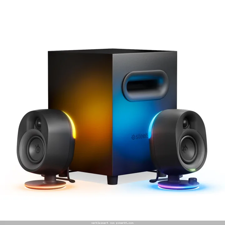SteelSeries Arena 7 Gaming Lautsprecher 2-Wege-Lautsprechertreiber, Starker 6,5-Zoll-Subwoofer