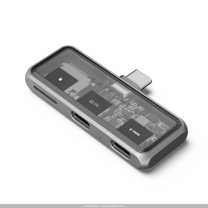 Satechi USB-C PD Mobile XR Hub & MicroSD Card Reader space grey