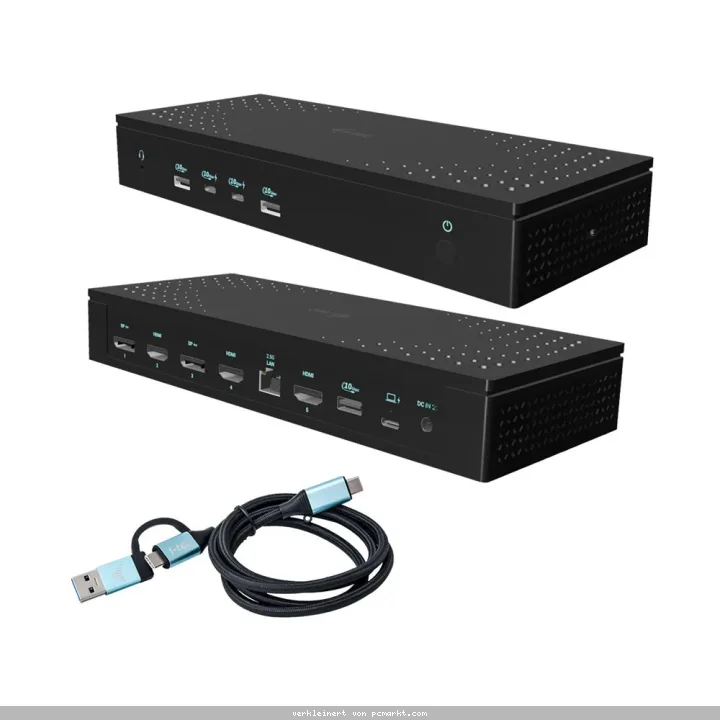 i-tec Universal 5x 4K Display Docking Station, PD 100W