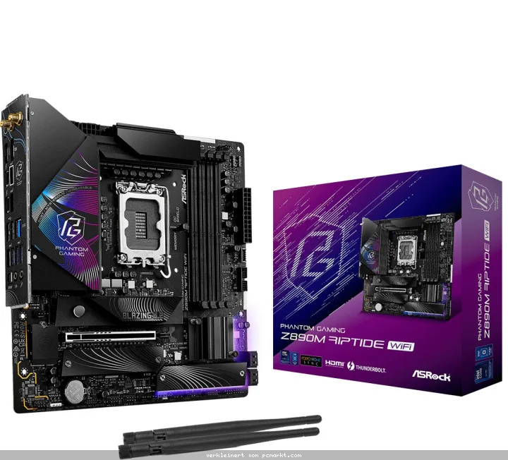 ASRock Phantom Gaming Z890M Riptide WiFi Mainboard