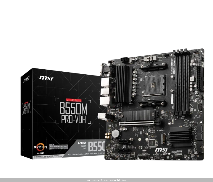 MSI B550M Pro-VDH Mainboard Sockel AM4