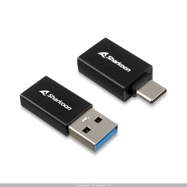 Sharkoon OfficePal USB-C Adapter Set bestehend aus 1x USB-A auf USB-C und 1x USB-C auf USB-A